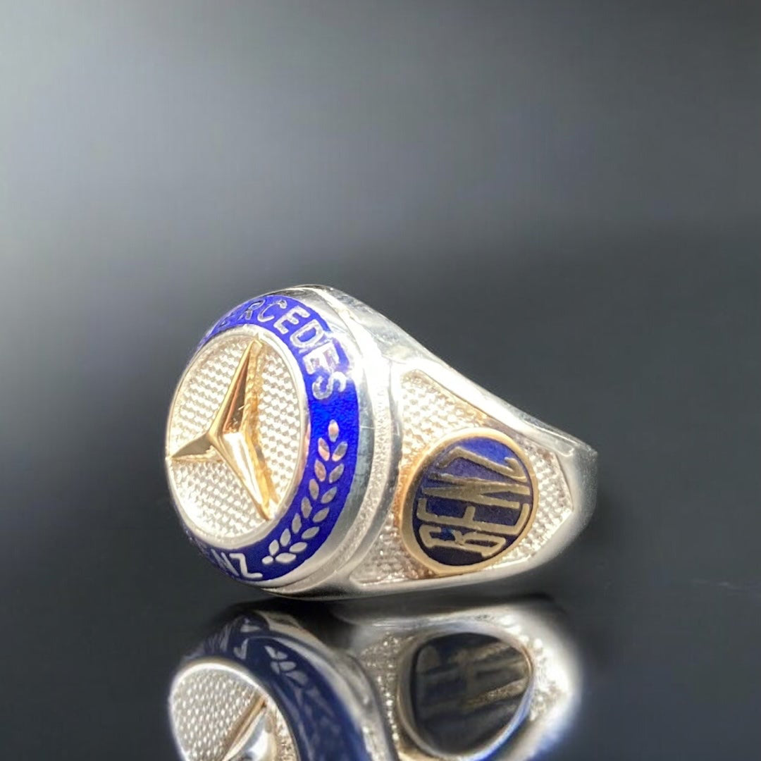 Chevalière Argent Mercedes Homme : Élégance et Style Unique silverixshops
