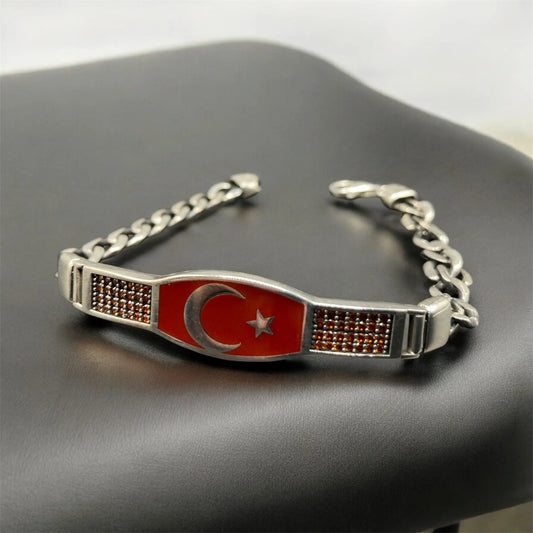 Bracelet Argent Zircon Turquie Élégance Artisanale et Style Unique silverixshops
