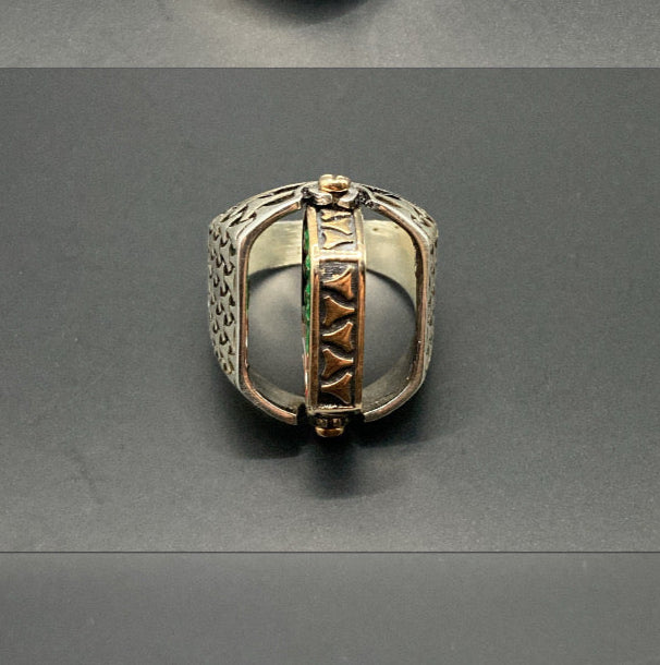 Chevalière Bague argent loup homme silverixshops