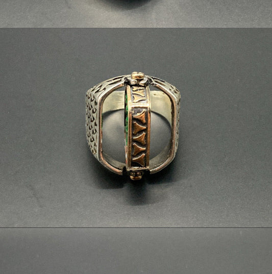 Chevalière Bague argent loup homme silverixshops